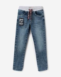 Прямые джинсы с мягким поясом для мальчика Gloria Jeans