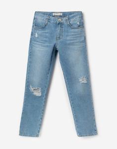 Зауженные джинсы с дырами для мальчика Gloria Jeans