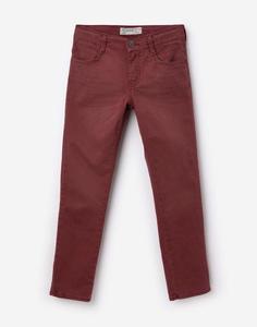 Бордовые зауженные джинсы для мальчика Gloria Jeans