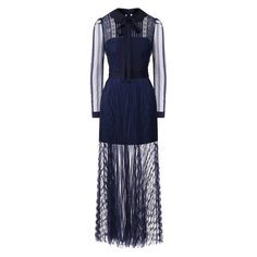 Платье-макси self-portrait