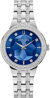 Японские наручные женские часы Bulova 96L276. Коллекция Crystal Ladies