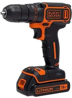 Аккумуляторная дрель-шуруповерт BLACK+DECKER BDCDC18KB-QW