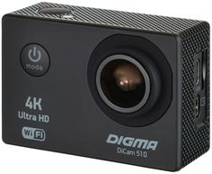 Экшн-камера Digma DiCam 510 (черный)