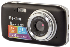 Цифровой фотоаппарат Rekam iLook S755i (черный)