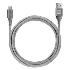 Кабель Lenzza Nylon Braided USB Type-C Kevlar Cable 2m