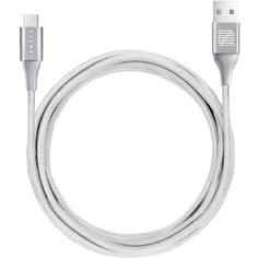 Кабель Lenzza Nylon Braided Kevlar Cable, USB Type-C, 2 м
