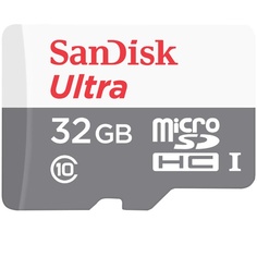Карта памяти SanDisk MicroSDHC 32Gb Ultra Android (SDSQUNS-032G-GN6TA)
