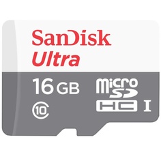 Карта памяти SanDisk MicroSDHC 16Gb Ultra Android (SDSQUNS-016G-GN3MN)