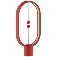 Настольная лампа Heng Balance Lamp Ellipse Plastic, красный