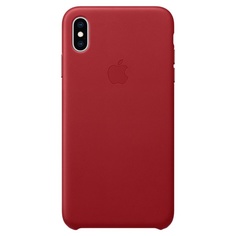 Чехол для смартфона Apple iPhone XS Leather Case, красный