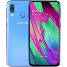 Смартфон Samsung Galaxy A40 (2019) синий