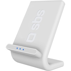 Беспроводное зарядное устройство SBS QI Fast Charger 10W desk stand function, белый