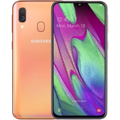 Смартфон Samsung Galaxy A40 (2019) красный