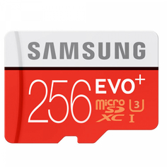 Карта памяти Samsung MicroSDXC 256GB Class 10 EVO Plus (MB-MC256DA)