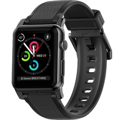 Ремешок для умных часов Nomad Rugged Strap Black 42/44 мм, черный (NM1A41B000)