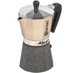 Гейзерная кофеварка Bialetti Allegra Petra Platino R