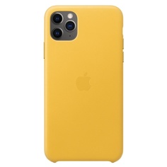 Чехол для смартфона Apple iPhone 11 Pro Leather Case, желтый