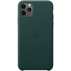 Чехол для смартфона Apple iPhone 11 Pro Leather Case, темно-зеленый