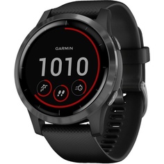 Смарт-часы Garmin Vivoactive 4 черные с серым безелем (010-02174-13)