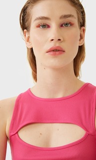 Топ с вырезом Stradivarius