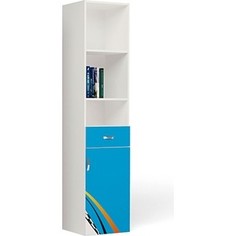 Стеллаж ABC-KING La-Man правый голубой узкий