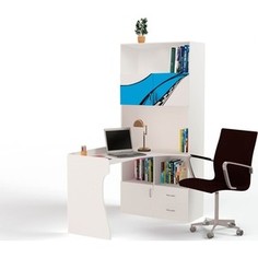 Стол-стеллаж ABC-KING La-Man правый голубой