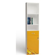 Стеллаж ABC-KING Champion оранжевый левый узкий