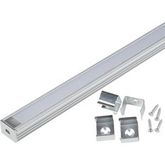 Профиль Uniel UFE-K10 Silver/Frozen 200 Polybag