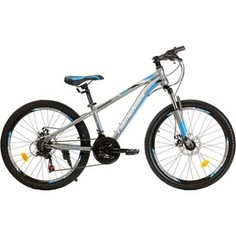 Велосипед Nameless 24 S4300D, серый/синий, 13 (2020)