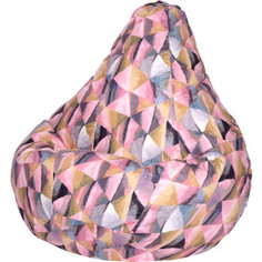 Кресло-мешок DreamBag Твинкли розовое XL 125x85