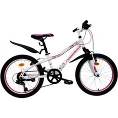Велосипед Nameless 20 S2100W, белый/фиолетовый, 12 (2020) универс. рама