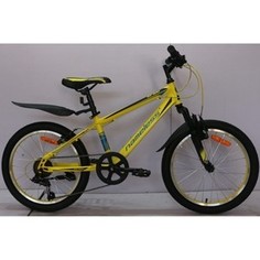 Велосипед Nameless 20 S2100, желтый/черный/синий, 12 (2020)
