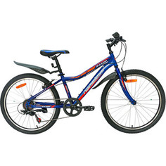 Велосипед Nameless 24 S4400, синий/оранжевый, 13 (2020) универс. рама