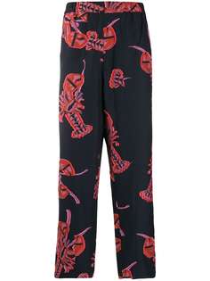Henrik Vibskov Kaii lobster-print straight-leg trousers