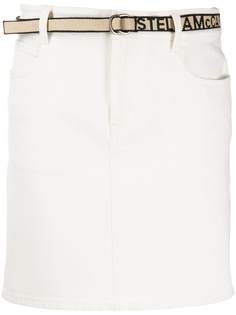 Stella McCartney джинсовая юбка с поясом