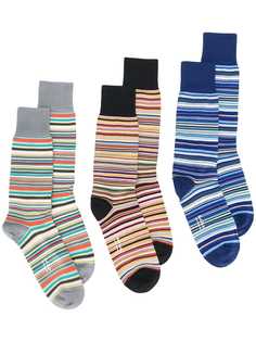 PAUL SMITH striped socks 3 pack