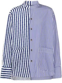 Greg Lauren X Paul & Shark рубашка в контрастную полоску