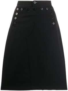 Junya Watanabe Comme des Garçons Pre-Owned юбка 1990-х годов на пуговицах