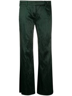 Prada Pre-Owned расклешенные брюки 1990-х годов