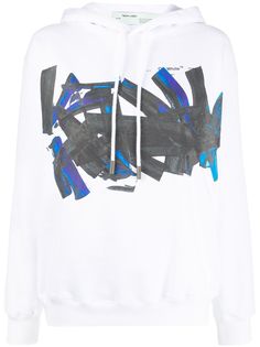 Off-White худи с логотипом