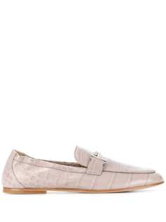 Tods лоферы с тиснением под кожу крокодила Tod’S
