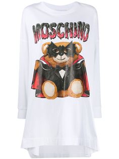 Moschino платье-футболка с принтом
