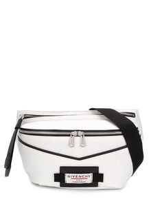 Givenchy поясная сумка с нашивкой-логотипом