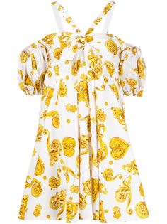 Versace Jeans Couture расклешенное платье с принтом Baroque