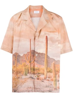 Rhude рубашка с принтом