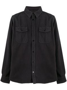 Visvim фланелевая рубашка Elk свободного кроя