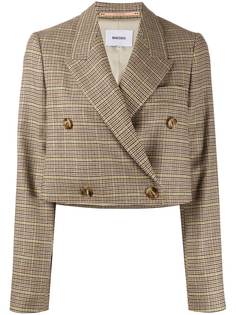 Nanushka укороченный блейзер