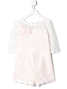 Monnalisa кружевной ромпер