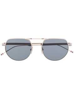 Thom Browne Eyewear солнцезащитные очки-авиаторы TBS918