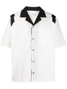 Rhude рубашка в стиле колор-блок